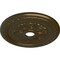 Ekena Millwork Palmetto Ceiling Medallion (Fits Canopies up to 3 5/8"), 23 5/8"OD x 3 5/8"ID x 1 5/8"P, Brass CM23PMBRS - alternate 3
